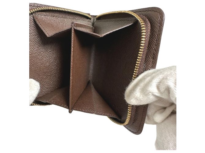 Louis Vuitton Damier Bi-Fold Geldbörse Braun - Ansicht 14