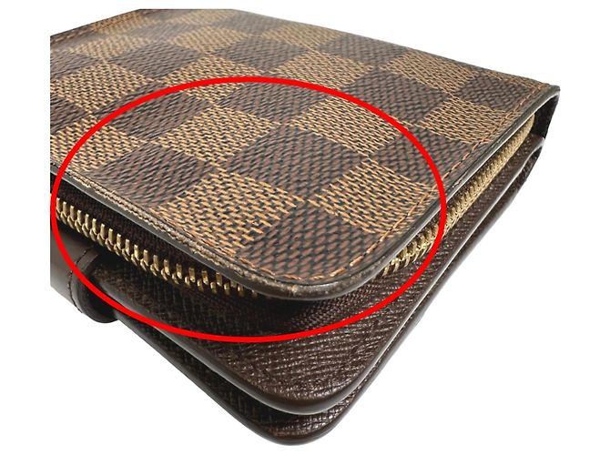 Louis Vuitton Damier Bi-Fold Geldbörse Braun - Ansicht 6