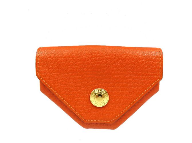 Hermès Monedero Hermes Le Calanhuit LE48 Roja Naranja - vista 2