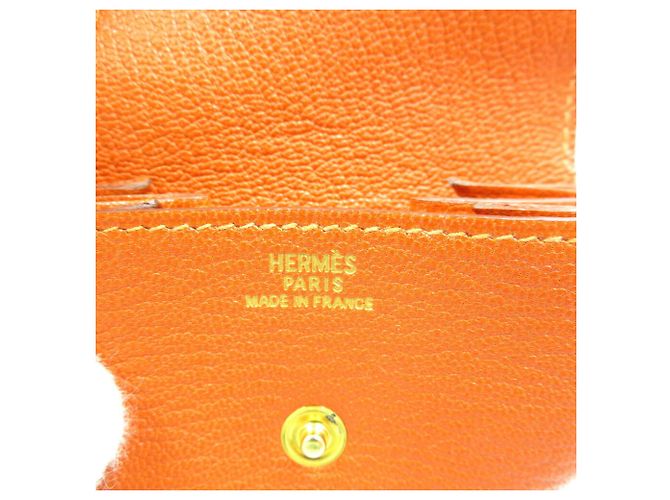 Hermès Monedero Hermes Le Calanhuit LE48 Roja Naranja - vista 7