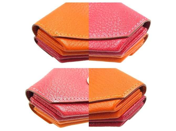 Hermès Monedero Hermes Le Calanhuit LE48 Roja Naranja - vista 8