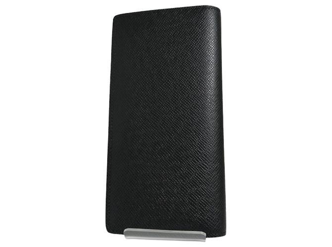 Louis Vuitton Taiga Long Wallet Black - view 2