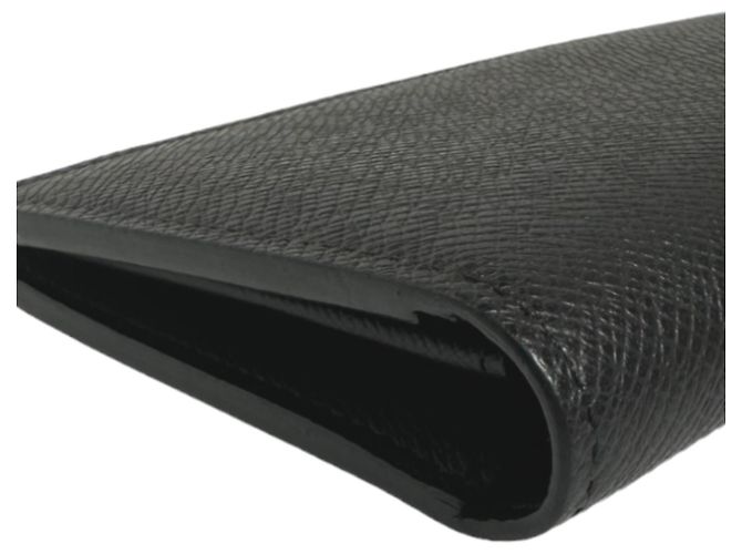 Louis Vuitton Taiga Long Wallet Black - view 6