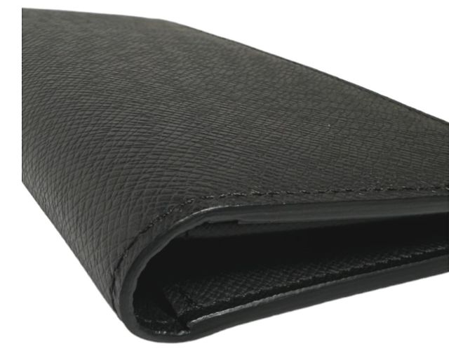 Louis Vuitton Taiga Long Wallet Black - view 7