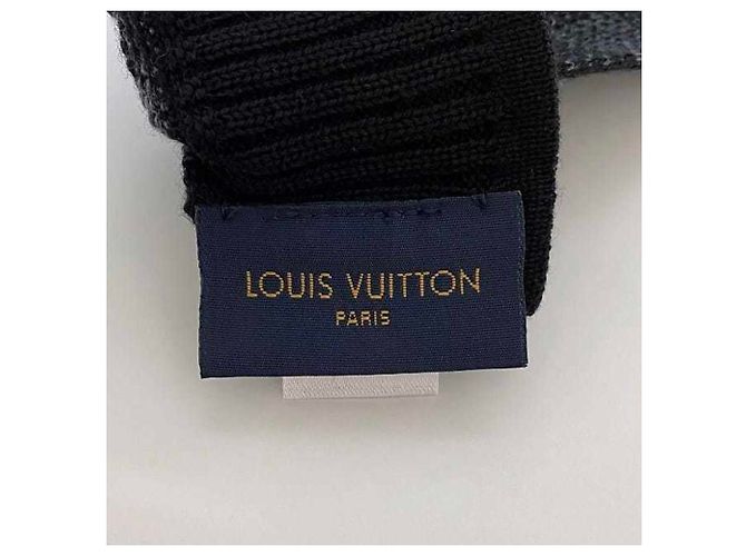 Guanti Damier Neri Louis Vuitton Nero - vista 6