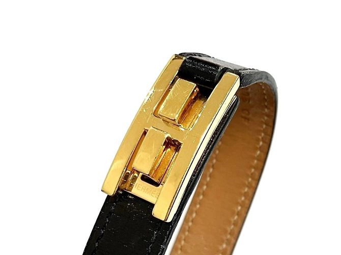Drag Bracciale charm Double Tour di Hermès Nero - vista 8