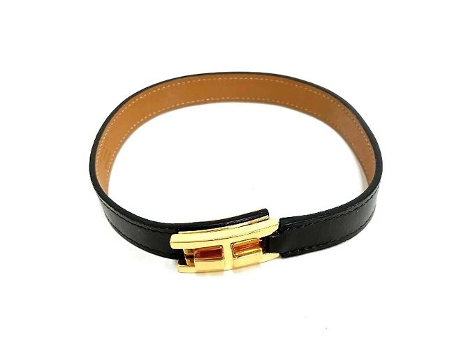 Drag Bracciale charm Double Tour di Hermès Nero - vista 9