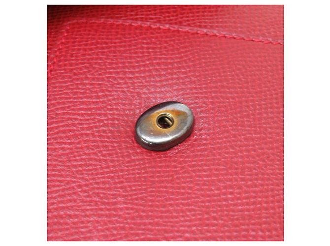 Borsa a mano rossa Hermès Couchevel Rosso - vista 4