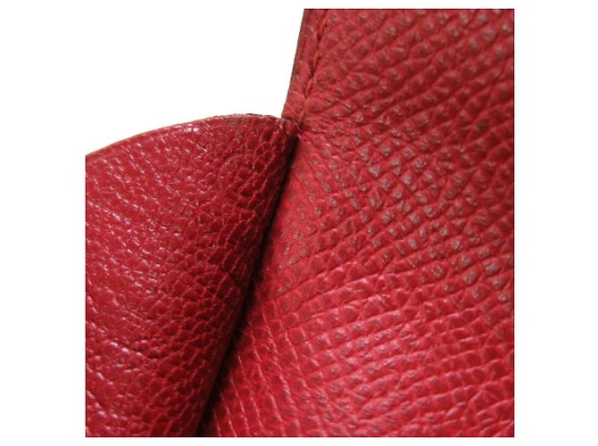 Borsa a mano rossa Hermès Couchevel Rosso - vista 6