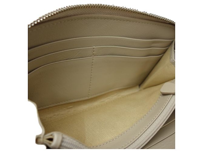 Jimmy Choo Metallic Silber Bi-Fold Geldbörse - Ansicht 7