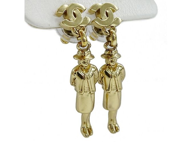 Orecchini a clip in oro Chanel Coco Mademoiselle D'oro - vista 3