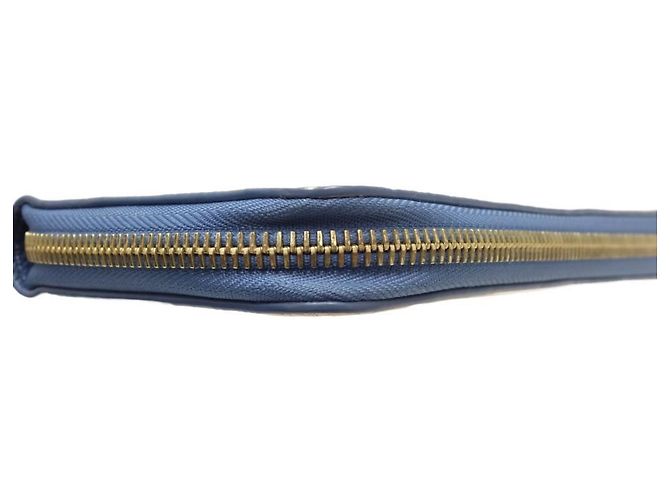 Cartera Zippy Louis Vuitton Azul Crudo - vista 4