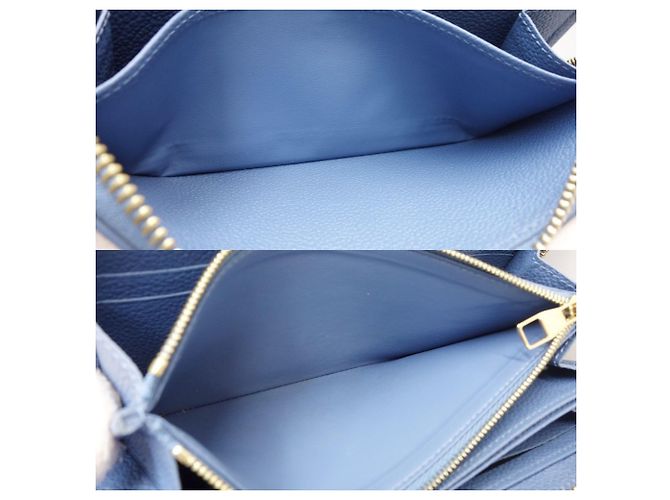 Cartera Zippy Louis Vuitton Azul Crudo - vista 6