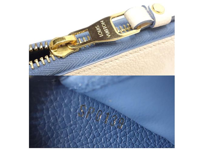 Cartera Zippy Louis Vuitton Azul Crudo - vista 9