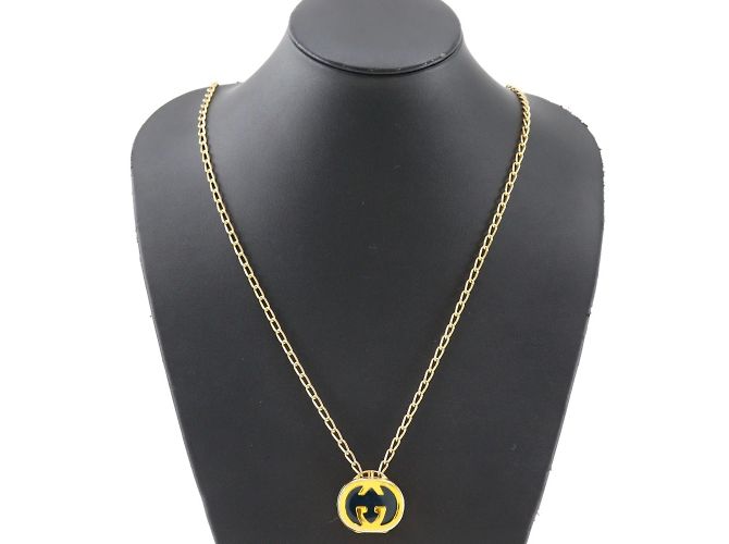 Collana a forma di razzo placcata in oro Gucci D'oro - vista 2
