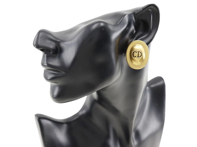 Orecchini a clip placcati in oro Christian Dior D'oro - vista 2