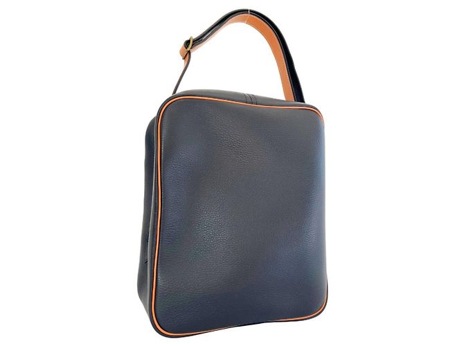 Borsa a Spalla Victoria di Hermès Marrone Nero - vista 3