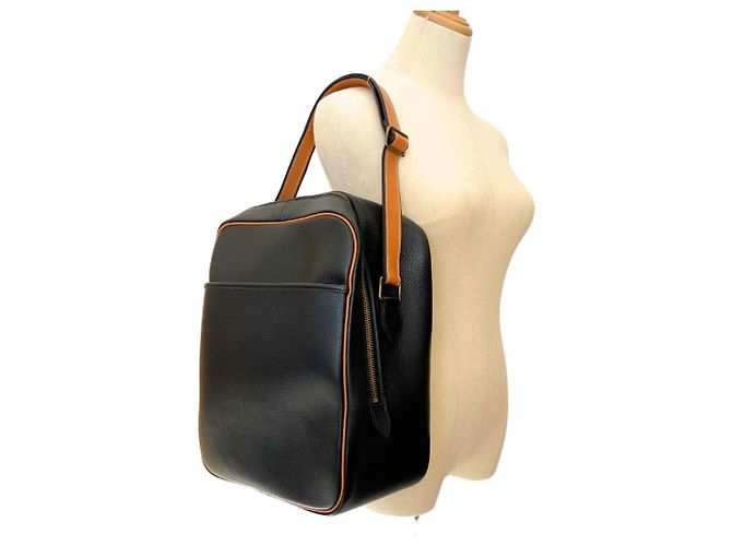 Borsa a Spalla Victoria di Hermès Marrone Nero - vista 8