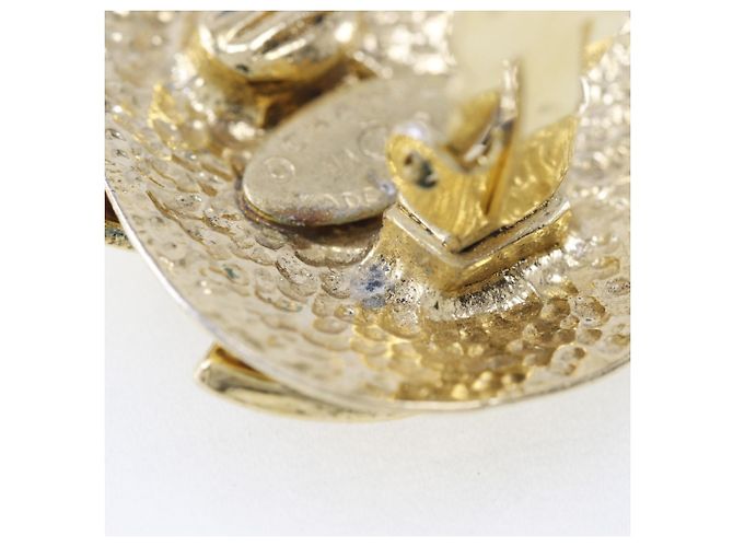 Chanel Coco Mark Clip Ohrringe Golden - Ansicht 5
