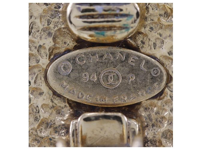 Chanel Coco Mark Clip Ohrringe Golden - Ansicht 7