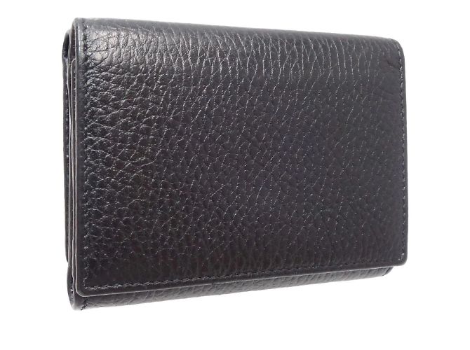 Billetera compacta Gucci Petit Marmont Negro - vista 3