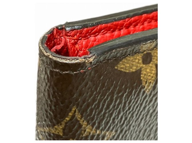 Kompakte Trifold-Geldbörse Pallas Monogram Louis Vuitton Braun Fuschia Monogramm - Ansicht 3