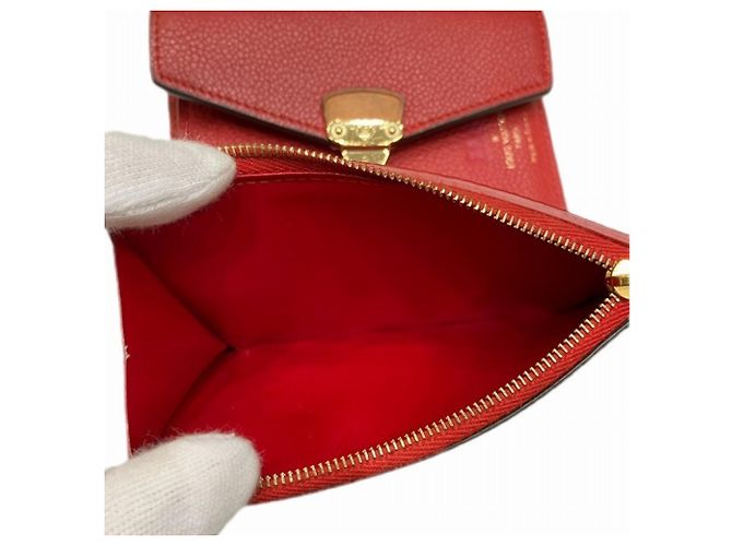Kompakte Trifold-Geldbörse Pallas Monogram Louis Vuitton Braun Fuschia Monogramm - Ansicht 5