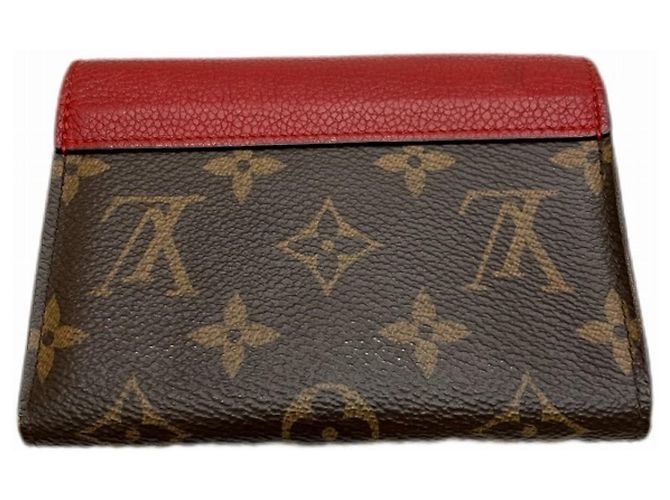 Kompakte Trifold-Geldbörse Pallas Monogram Louis Vuitton Braun Fuschia Monogramm - Ansicht 9