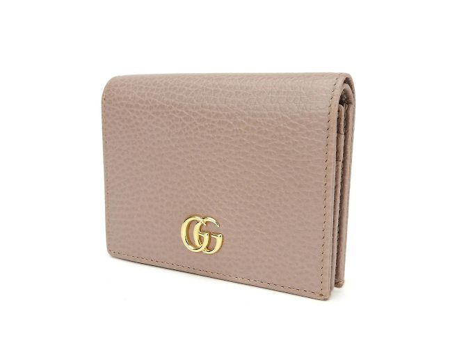 Marmont Gucci Beiger Leder Bifold Geldbeutel - Ansicht 2