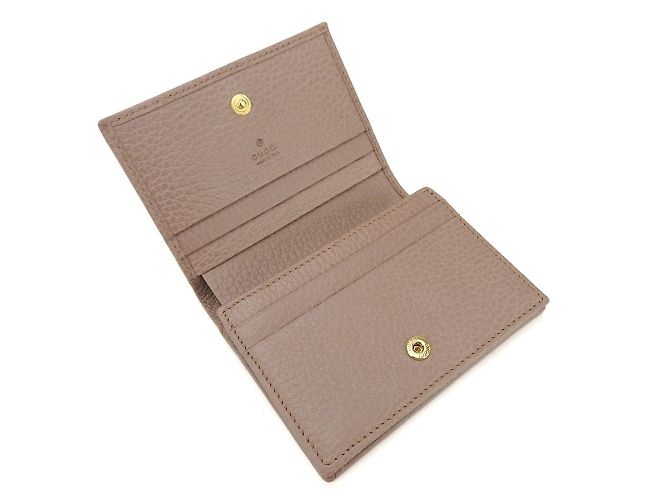 Marmont Gucci Beiger Leder Bifold Geldbeutel - Ansicht 3