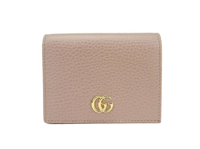 Marmont Gucci Beiger Leder Bifold Geldbeutel - Ansicht 8