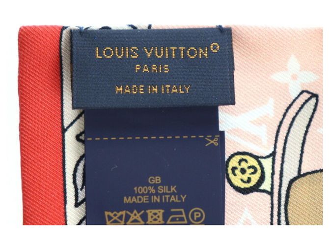 Foulard Louis Vuitton Bandeau Hide and Seek Vivienne Monogram Multicolore - vista 5