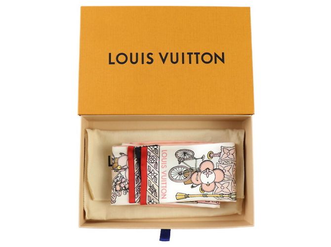 Foulard Louis Vuitton Bandeau Hide and Seek Vivienne Monogram Multicolore - vista 6