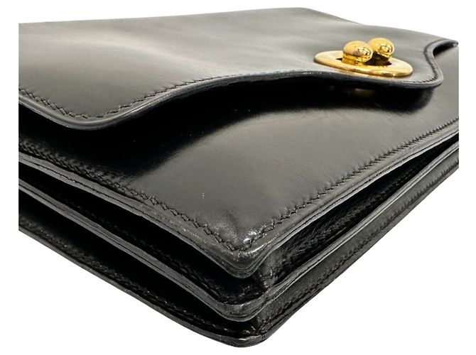 Hermès Borsa in pelle di vitello nera Hermes Nero - vista 4