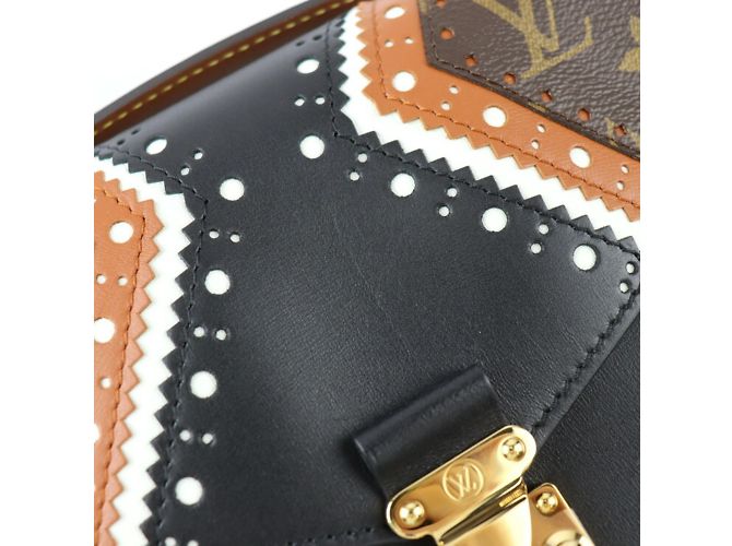 Borsa Pochette Metis MM Louis Vuitton Marrone Nero - vista 7