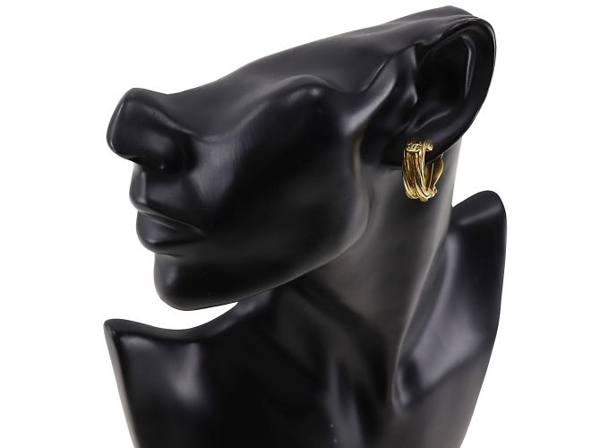 Orecchini a clip placcati in oro Chanel D'oro - vista 2