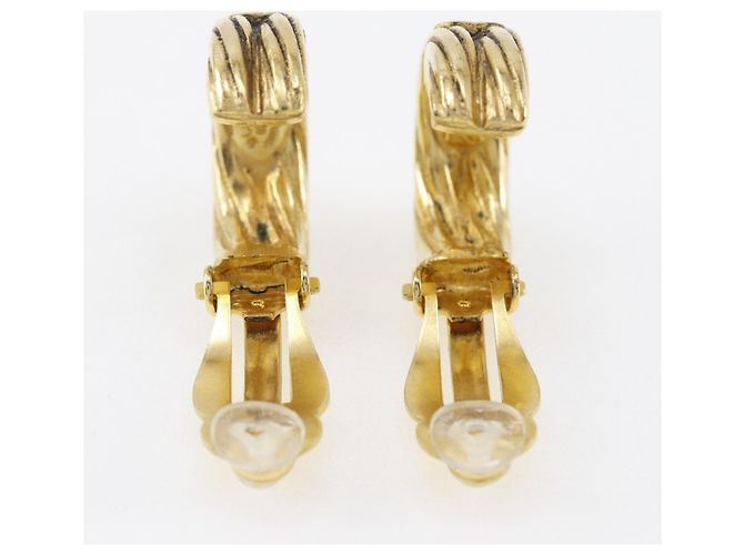 Orecchini a clip placcati in oro Chanel D'oro - vista 4