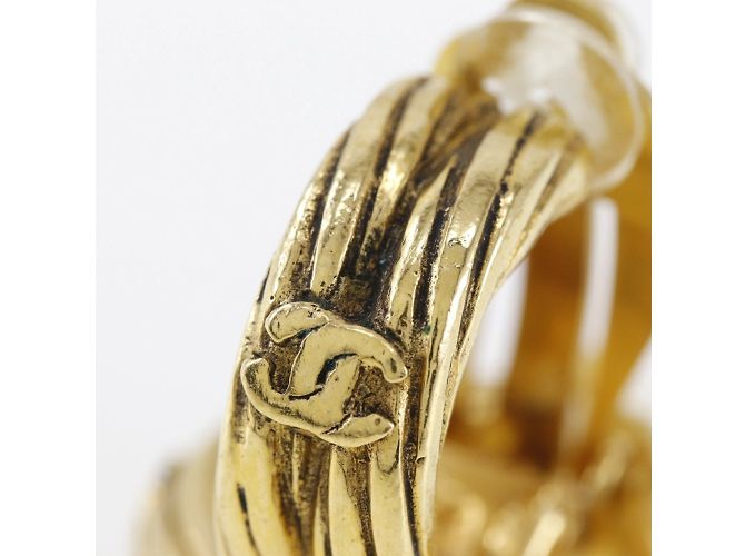 Orecchini a clip placcati in oro Chanel D'oro - vista 6