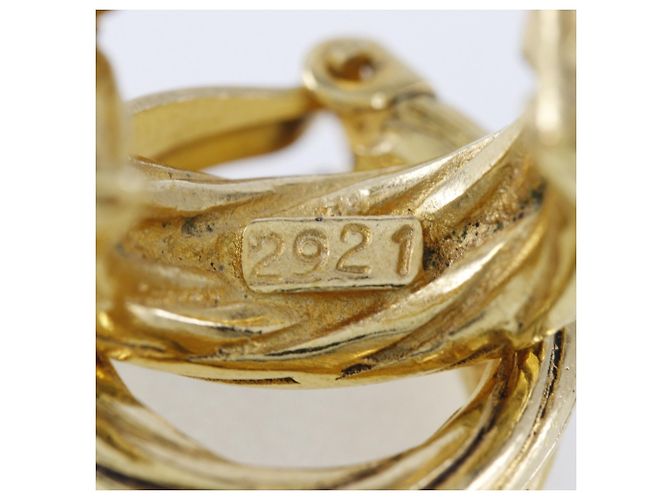 Orecchini a clip placcati in oro Chanel D'oro - vista 9