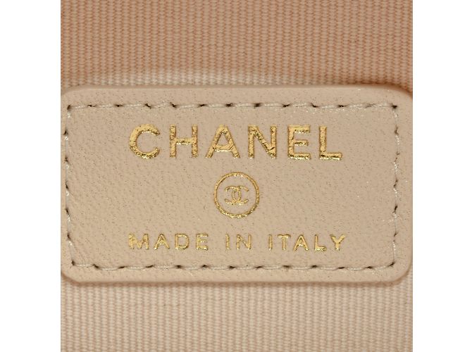 Borsa a spalla Chanel Matelassé in pelle di agnello rossa Rosso - vista 6