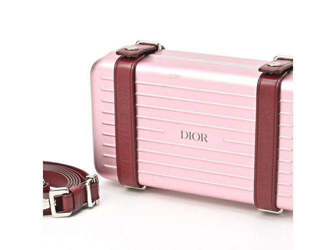 Borsa a tracolla Rimowa Christian Dior Collaboration Rosa - vista 10