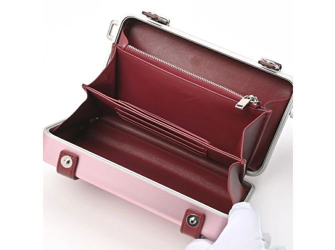 Borsa a tracolla Rimowa Christian Dior Collaboration Rosa - vista 7