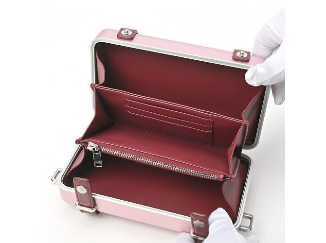 Borsa a tracolla Rimowa Christian Dior Collaboration Rosa - vista 8