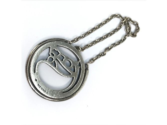 Hermès Portachiavi charm cavallo vintage Hermes Argento - vista 2