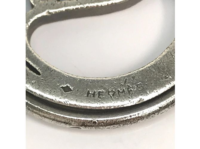 Hermès Portachiavi charm cavallo vintage Hermes Argento - vista 7
