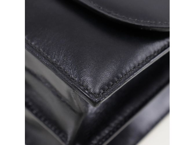 Hermès Chianti Vintage Schultertasche Schwarz - Ansicht 5