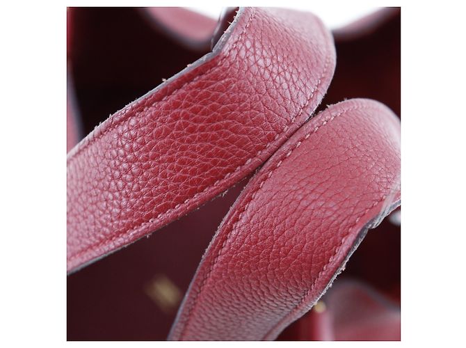 Hermès Borsa Hermes Picotin in pelle Taurillon Clemence rossa Rosso - vista 5