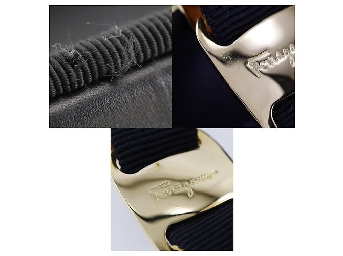 Borsa Vala Chain di Salvatore Ferragamo Nero - vista 8