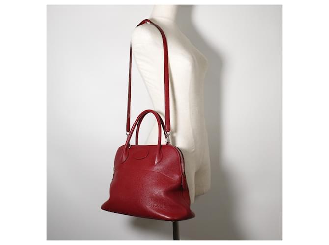 Hermès Borsa Hermes Bolide 31 Rosso - vista 9