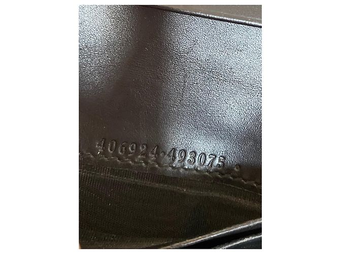 Cartera compacta de cuero negra Gucci Negro - vista 10